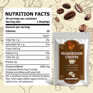 Factory Wholesale Natural Dietary <b>Supplements</b> Powder with Sodium Mushroom Blend Food Grade Focus Support Mushroom Coffee Powder - Product Image 6