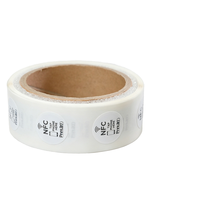 Etiqueta NFC de 13.56Mhz con Impresión de Logotipo Personalizado, Etiqueta RFID NTAG 213 para Pagos