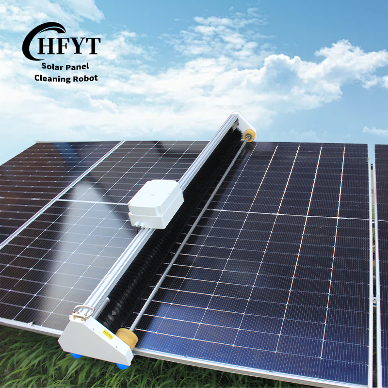 Solar Panel Cleaning Robot and Brush