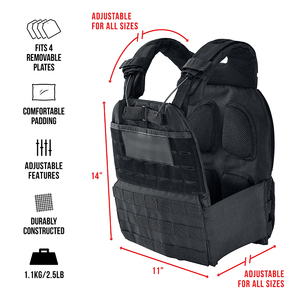 Gilet di fabbrica regolabile in peso da 10kg 20kg Oxford 600D gilet tattico di sicurezza Fitness per uomo e donna Unisex - Product Image 6