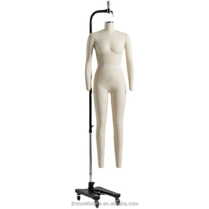 Nouveau Design de décoration de magasin, corps entier de couleur blanche, <span class=keywords><strong>cintre</strong></span> réglable pour Mannequins féminins avec Base de roue pour magasin de vêtements - Product Image 5