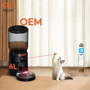 Elecpet Thông Minh Tự Động <span class=keywords><strong>Pet</strong></span> Trung Chuyển Với Wi-Fi Và AI <span class=keywords><strong>Pet</strong></span> Theo Dõi Với 2 HD Máy Ảnh <span class=keywords><strong>Pet</strong></span> Trung Chuyển Ứng Dụng Điều Khiển Từ Xa Với 6L - Product Image 1
