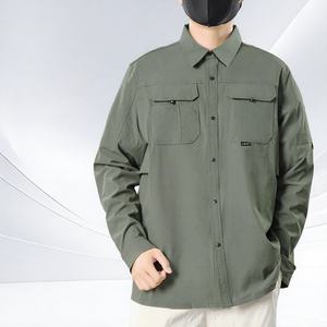 <span class=keywords><strong>Camicia</strong></span> Sportiva da <span class=keywords><strong>Uomo</strong></span> Serie Mountain River, Estiva, Traspirante, ad Asciugatura Rapida, a Maniche Lunghe, per Escursionismo e Alpinismo - Product Image 2