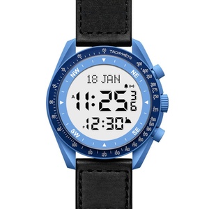 Islamic Gift Qibla Direction Time Reminder Digital Watch Multifunctional Waterproof Watch Ramadan Gift Athan <b>Clock</b> Azan Prayer - Product Image 4