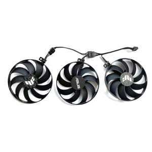 Nouveau ventilateur de remplacement pour carte graphique <span class=keywords><strong>Asus</strong></span> <span class=keywords><strong>TUF</strong></span> RTX3060 3060ti 3070 3070ti <span class=keywords><strong>3080</strong></span> 3090, 88MM 7PIN CF9010U12D DC 12 0.45A - Product Image 2