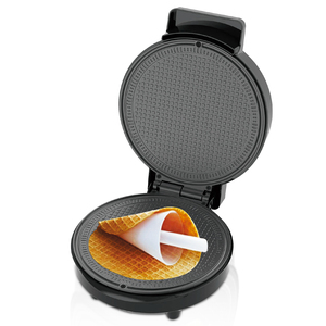 RAF 1000W <span class=keywords><strong>Premium</strong></span> <span class=keywords><strong>Gaufrier</strong></span> Cône Durable Antiadhésif Crêpe Presse Polyvalent Crème Glacée Cône Boulanger Facile à Nettoyer Conception - Product Image 1