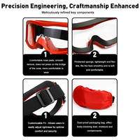 Lunettes de sport spéciales Protection UV400 Lentille antibuée Pompiers Lunettes ignifuges OEM Lunettes de sécurité incendie d'intérieur Logo personnalisé