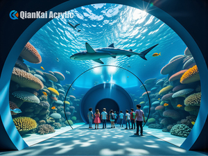 Moderne Oceanarium <span class=keywords><strong>Aquarium</strong></span> Project Fabriek Directe Verkoop Bouw Van Onderwater Paradijs Park Met Acryl Tunnel Ontwerp - Product Image 3
