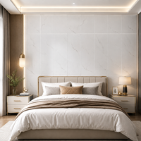 Panneau mural en PVC marbré imperméable léger facile à installer avec épaisseur personnalisée