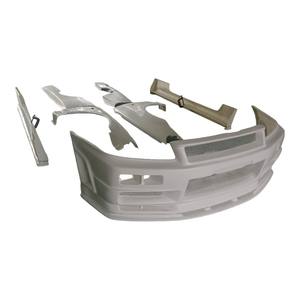<span class=keywords><strong>Skyline</strong></span> GTR <span class=keywords><strong>R34</strong></span> Kit complet en fibre de carbone FRP résine avec pare-chocs avant garde-boue arrière jupe latérale pour <span class=keywords><strong>Nissan</strong></span> <span class=keywords><strong>Skyline</strong></span> GTR <span class=keywords><strong>R34</strong></span> - Product Image 1