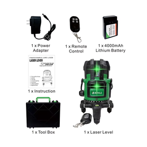 Sıcak satış endüstriyel DIY dijital lazer seviyesi 360 yeşil 5 satır kapalı/açık kullanım için - Product Image 6