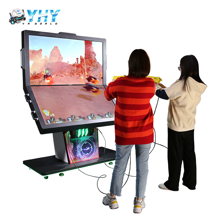 Привлекательный зарабатывать деньги 55 дюймов двойной экран CS охотничье ружье для съемки аркадная игра машина для продажи