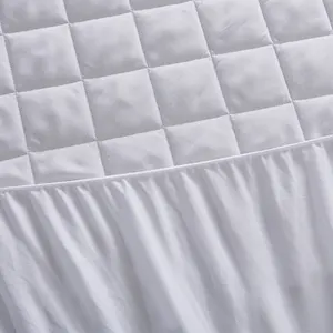 Colchón de bolsillo profundo para dormir, relleno de 100% poliéster, impermeable, ajustado, hipoalergénico, a la venta