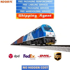 Agent de transit de fret TOP 10 en Chine avec support et assurance 24h/24 et 7j/7 via <span class=keywords><strong>train</strong></span> + express vers le Royaume-Uni, l'Italie, l'Allemagne, la France DDP - Product Image 1