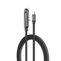 Câble de charge invisible 2-en-1 en gros, 240W, charge rapide, multi-câbles avec support de type C réglable pour téléphone et tablette