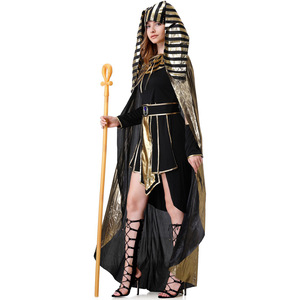 Costume d'<span class=keywords><strong>Halloween</strong></span> Cosplay de l'Égypte Ancienne Cléopâtre Drame Moderne Pharaon Cosplay Costume de Luxe Costume Noir <span class=keywords><strong>Halloween</strong></span> pour Fille Femme - Product Image 5