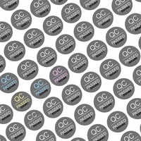 1100 autocollants inviolables de 0,39 pouce, certifiés QC, étiquettes holographiques de garantie haute sécurité en argent, en PET, pour supermarché