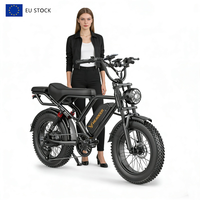 Vélo de route électrique EU HEADEER 20 pouces, 48V 20Ah, cadre en acier, Fatbike BK20 avec moteur à moyeu arrière LCD, 7 vitesses, batterie au lithium, vélo électrique