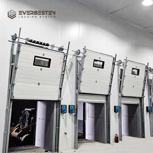 Puerta Corredera de Polímero Industrial Comercial Personalizada, Puerta <span class=keywords><strong>Seccional</strong></span> Superior para Garaje, Apertura <span class=keywords><strong>Lateral</strong></span>, Puerta de Almacén de Elevación Alta Resistente al Viento - Product Image 1