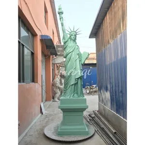 自由の彫刻像プロ工場カスタム屋外装飾グラスファイバー自由