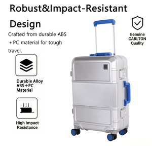 <span class=keywords><strong>Valise</strong></span> de voyage 20 pouces en ABS+PC, coque rigide, <span class=keywords><strong>4</strong></span> <span class=keywords><strong>roues</strong></span> pivotantes, serrure TSA, légère, durable, moderne, en polyester, vente en gros - Product Image 2
