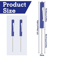 Mini Destornillador de Bolsillo de Precisión con Punta Plana Phillips, Personalizado, Promocional, de Plástico ABS+Carbono, con Punta Magnética