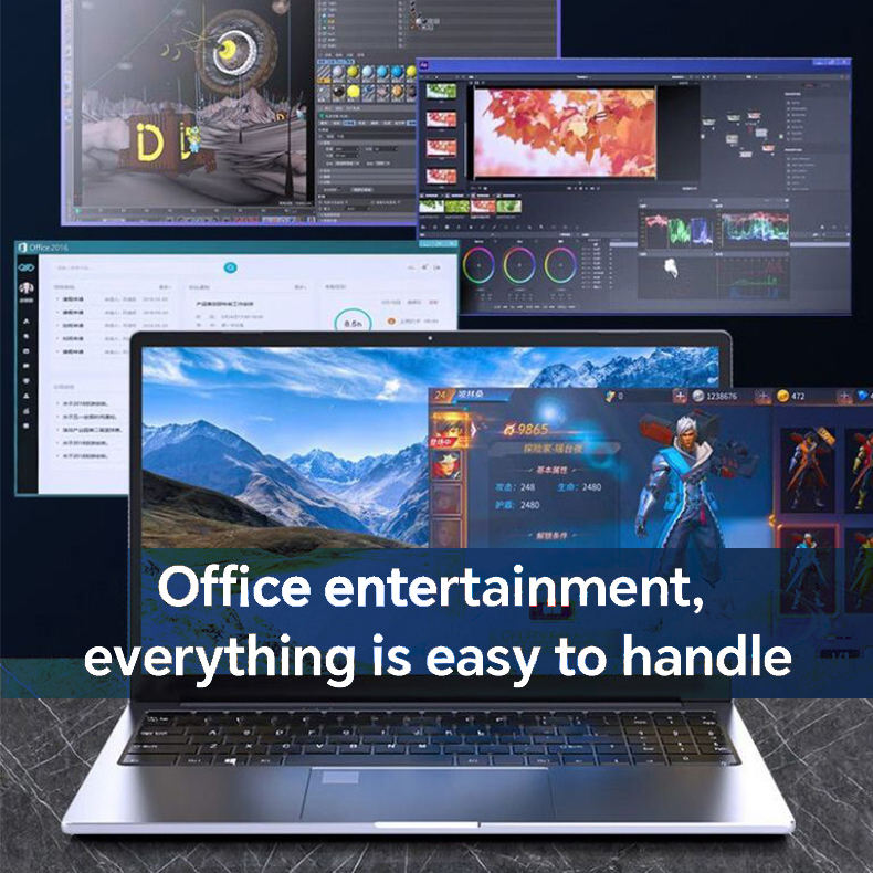 ORANGLES New Design 15.6" Windows 10/11 Tablet Laptop | Touch Screen 2-in-1 for Personal & Home Use – orangles Kuwait - angled perspective - presenting advantages - Image 4 of 6 | fits any environment | Purchase New Design 15.6" Windows 10/11 Tablet Laptop | Touch Screen 2-in-1 for Personal & Home Use – orangles Kuwait Michigan | Free Shipping ORANGLES