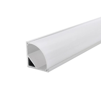 Profilé LED en aluminium T5 en forme de L de 16 mm, diffuseur en PC anti-éblouissement, éclairage linéaire d'angle intérieur