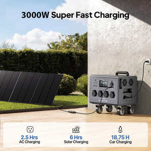 Générateur <span class=keywords><strong>solaire</strong></span> 3600W, station d'alimentation portable, batterie LiFePO4 pour la <span class=keywords><strong>maison</strong></span>, alimentation de secours, UPS, alimentation électrique 300W 1KW 2400W 3000W 5KW - Product Image 5