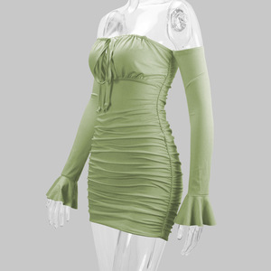 Robe décontractée d'été 2026 pour femme, style chic et sexy à épaules dénudées, idéale pour le quotidien et les déplacements. - Product Image 2