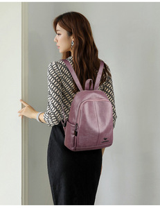 Factory Wholesale Ladies Luxury Design Student School <b>Backpack</b> Bag <b>Large</b> Capacity Pu <b>Leather</b> Handbags for Women - Product Image 2