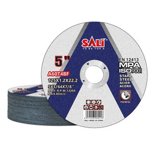 <span class=keywords><strong>Disco</strong></span> da Taglio Abrasivo SALI 125 X 1.2 X 22.2 MM, Mola Multiuso con Certificazione MPA EN-12413 per Smerigliatrici Angolari - Product Image 4