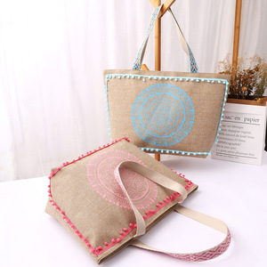 Sac fourre-tout en toile de coton réutilisable et écologique, grande taille, avec fermeture éclair, idéal pour le shopping - Product Image 3