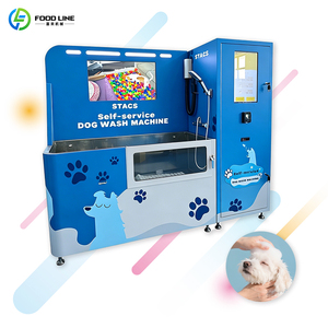 <span class=keywords><strong>Station</strong></span> <span class=keywords><strong>de</strong></span> lavage pour chiens en libre-service avec <span class=keywords><strong>machine</strong></span> distributrice, élévation électrique et structure en acier inoxydable - Product Image 3