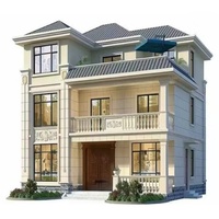Casas Prefabricadas de Lujo, Casas Pequeñas Personalizadas, Casas Portátiles Internacionales, Villas con Estructura de Acero Resistente