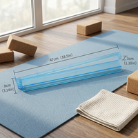 Règle de tri de Mahjong américaine avec tige de poussée, règle transparente de 18 pouces pour tuiles de Mahjong, règle de rangement deux-en-un avec tige de poussée
