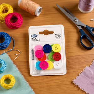 Bottoni Ilan 20mm a 4 Fori Colorati Confezione da 12 - Product Image 4