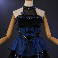Robe Halter Lumineuse à LED pour Soirée en Boîte de Nuit, Tenue de Service de Bouteilles, Vêtement de Danse Lumineux pour Fête, Bar, KTV, Ambiance Scénique, Spectacle
