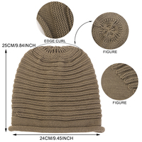 Knit Slouchy Beanie Warm Thick Chunky Cap Winter Slouchy Beanie Skull Warm Cap para mujeres y hombres