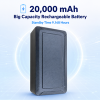 Batterie 20000 mAh, temps de veille de 9168 heures, 4G, antivol, suivi en temps réel, localisateur GPS magnétique intelligent pour véhicule, flotte de voitures