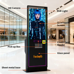 Machine à changer d'image de visage avec technologie d'IA intelligente pour <span class=keywords><strong>selfie</strong></span> 2025, impression instantanée automatique, borne photo IA pour événements - Product Image 1