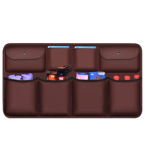 Organisateur de <span class=keywords><strong>voiture</strong></span> Portable Modules de stockage détachables <span class=keywords><strong>coffre</strong></span> siège arrière organisateur suspendu cuir <span class=keywords><strong>plastique</strong></span> maille Polyester <span class=keywords><strong>Protection</strong></span> - Product Image 1