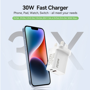 Merryking UKCA Bloc de chargeur certifié CE Usb 30w Mit <span class=keywords><strong>Kabe</strong></span> USB Pd Charger 30w Type c Charger Uk - Product Image 6