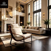 Fauteuil de loisirs rembourré de style nordique minimaliste avec structure en métal, confortable et rembourré, idéal pour la maison, l'appartement ou la réception.