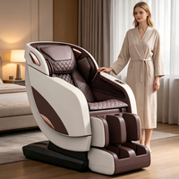 Fauteuil de massage de luxe à gravité zéro, fauteuil de massage Shiatsu complet pour le corps, fauteuil inclinable à gravité zéro