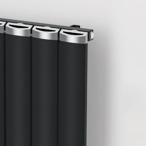 Radiador de aluminio de diseño BODE, panel plano vertical antracita, columna ovalada, <span class=keywords><strong>radiadores</strong></span> verticales <span class=keywords><strong>altos</strong></span> - Product Image 2