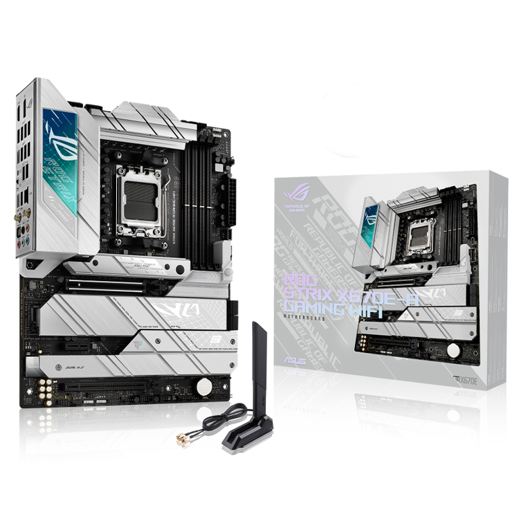 ASUS ROG STRIX X670E-A + Ryzen5 8400Fセット ROG STRIX X670E-F GAMING WIFI ― ソケット AM5 (AMD Ryzen