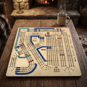 Juego de Mesa de Cribbage de Madera, Juego de Mesa Clásico para la Noche, para Familias, con Compartimento de Almacenamiento Integrado - Product Image 3