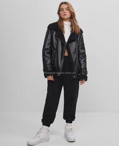 Chaqueta Bomber Corta de Invierno para Mujer, Tallas Grandes, 10 Colores, Forro Polar, Transpirable, Resistente al Viento, con Cierre y Manga Larga, Quick Apparels - Product Image 1