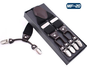 <span class=keywords><strong>Tirantes</strong></span> Clásicos de Moda con 6 Clips en Forma de Y para Hombre y <span class=keywords><strong>Mujer</strong></span>, 70% Poliéster, 30% Elástico, Accesorios Planos para Camisas y Prendas - Product Image 2